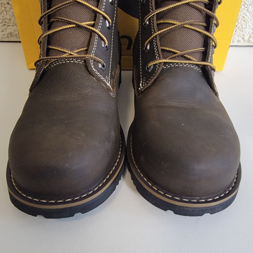 Carhartt Boots Frontier Women's 6" Leather Safety Toe, Water Resistant Size 10 - Picture 6 of 16